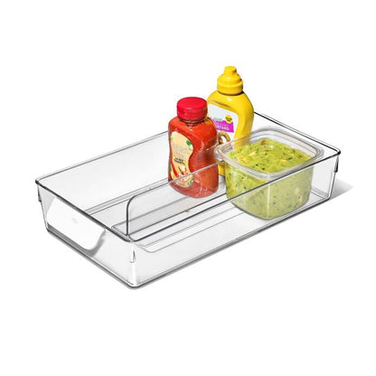 Adjustable Refrigerator Storage Bin - US 6359