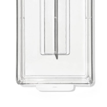 Adjustable Refrigerator Storage Bin - US 6359