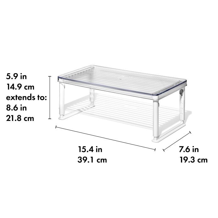 Adjustable Refrigerator Shelf Riser - US 1516