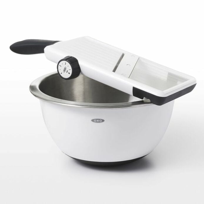 Large Adjustable Hand-Held Mandoline Slicer - US 1550