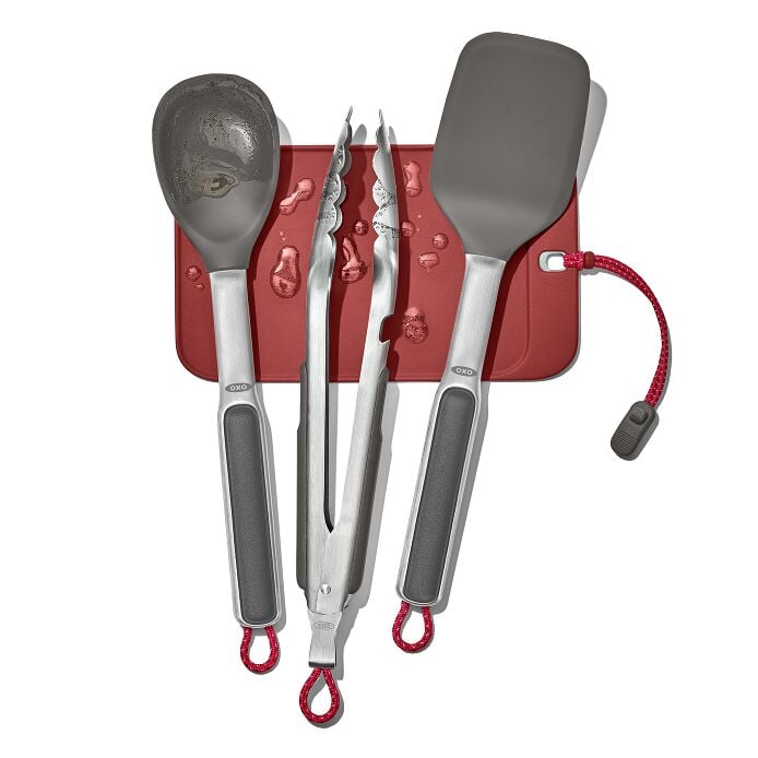 OXO Outdoor 4 -Piece Camp Stove Cooking Set - US 9884