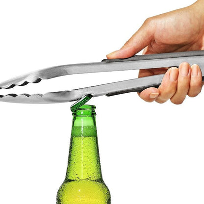 OXO Outdoor 10.5in Camp Stove Tongs with Bottle Opener - US 3815