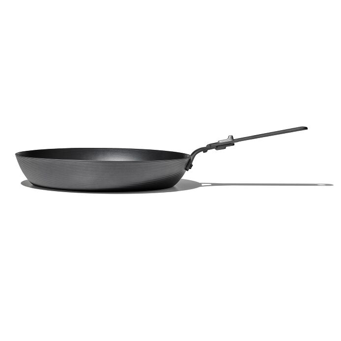 Outdoor 12-inch Carbon Steel Pan with Removable Handle - US 8761