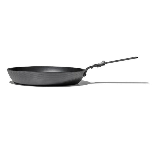 Outdoor 12-inch Carbon Steel Pan with Removable Handle - US 8761