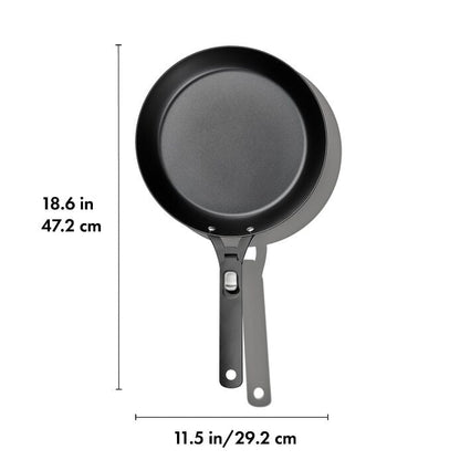 Carbon Steel With Removable Handle 10in Pan - US 5848