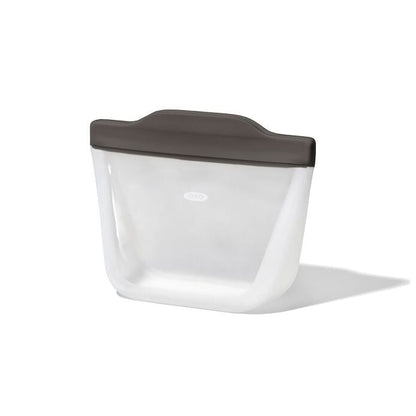 Outdoor Silicone Reusable Stand Up Snack Bag (12 oz) - US 8619