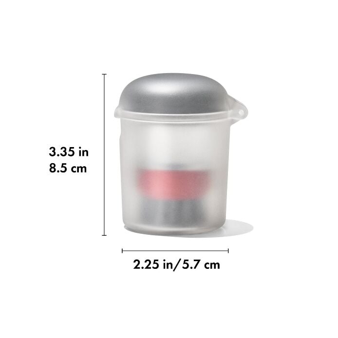 Outdoor Soap Dispensing Dish Brush with Storage Case - US 7266