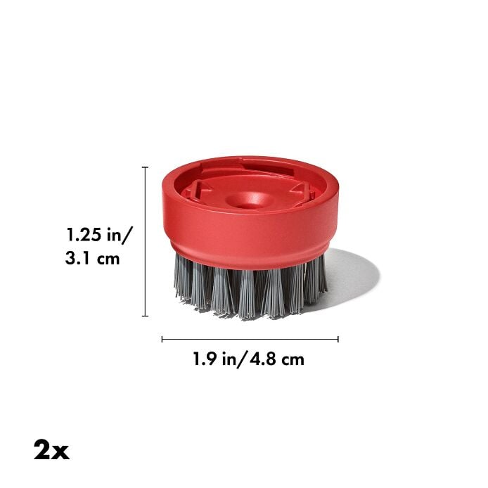 Outdoor Soap Dispensing Brush Replacement Heads - US 7248