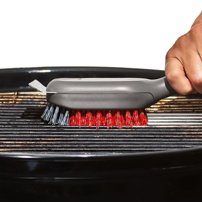 Outdoor Nylon Grill Brush Set of 2 Replacement Heads - US 6024