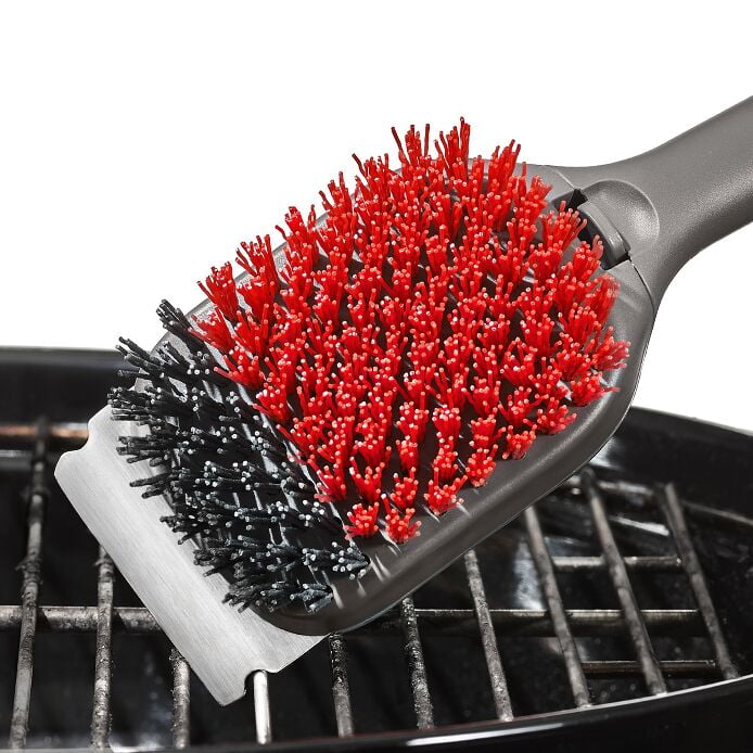 Outdoor Nylon Grill Brush Set of 2 Replacement Heads - US 6024