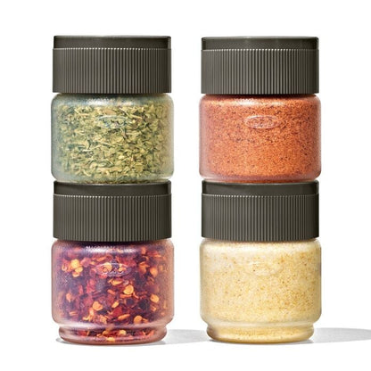 Outdoor 7-Piece Spice Shaker & Squeeze Bottle Set - US 3571