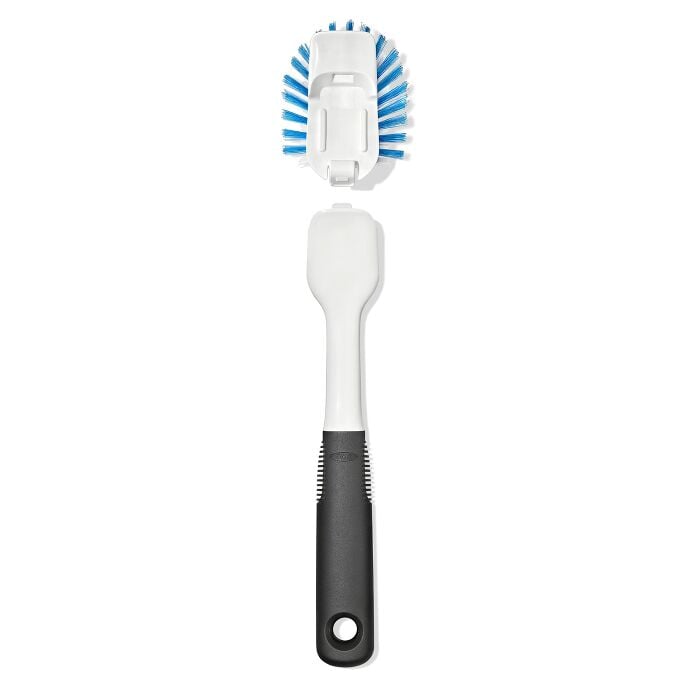 Nylon Bristle Dish Brush with Refills - US 9964