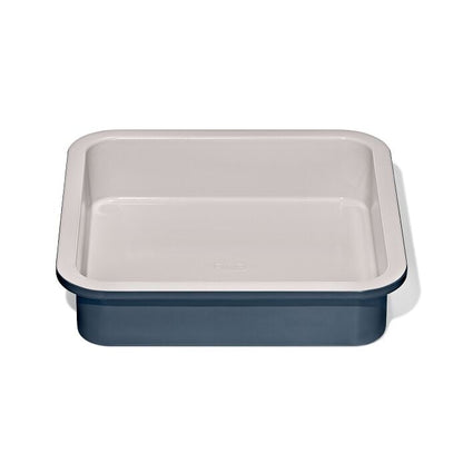 Non-Stick Pro Ceramic Coated Metal Bakeware 9” Square Cake Pan – Storm Blue - US 4981