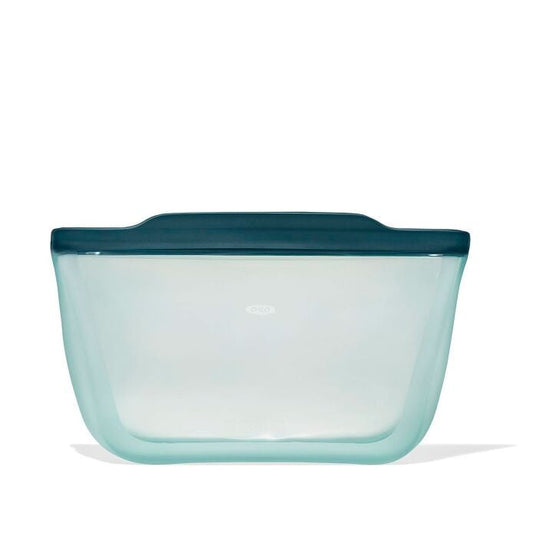 Silicone Reusable Bag - Stand-Up Half Gallon (64 oz) - Lagoon - US 5707