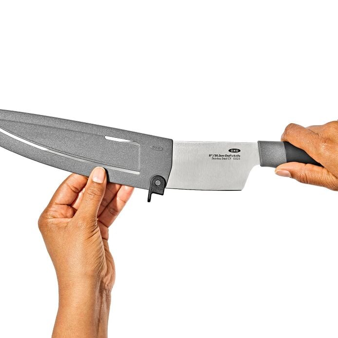 8 in Chefs Knife with Locking Sheath - US 4754