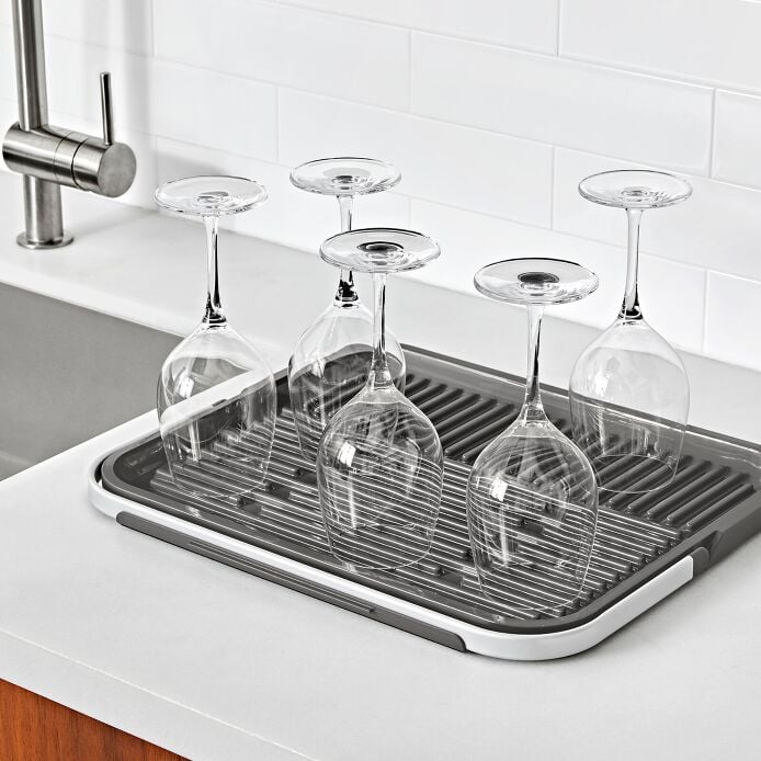 OXO Good Grips Compact Drying Rack with Dish Rest - US 5027
