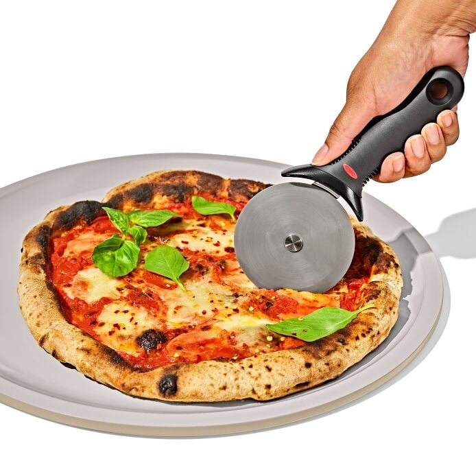 Non-Stick Pro Ceramic Coated Metal Bakeware 14" Pizza Pan - Biscuit - US 5533