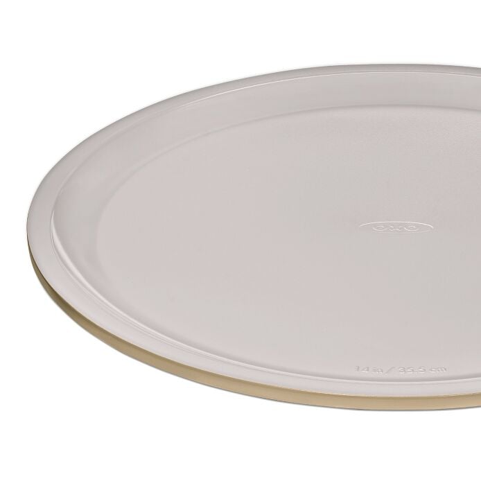 Non-Stick Pro Ceramic Coated Metal Bakeware 14" Pizza Pan - Biscuit - US 5533