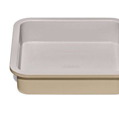 Non-Stick Pro Ceramic Coated Metal Bakeware 9" Square Cake Pan - Biscuit - US 5582