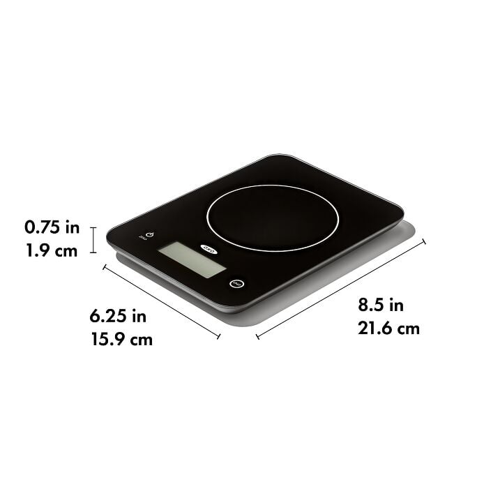 Everyday Glass Food Scale 11lbs/5kg - US 8465