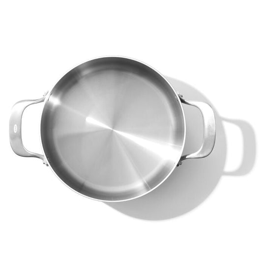 Stainless Steel Mira Series 5.2qt Casserole And Lid - US 6333
