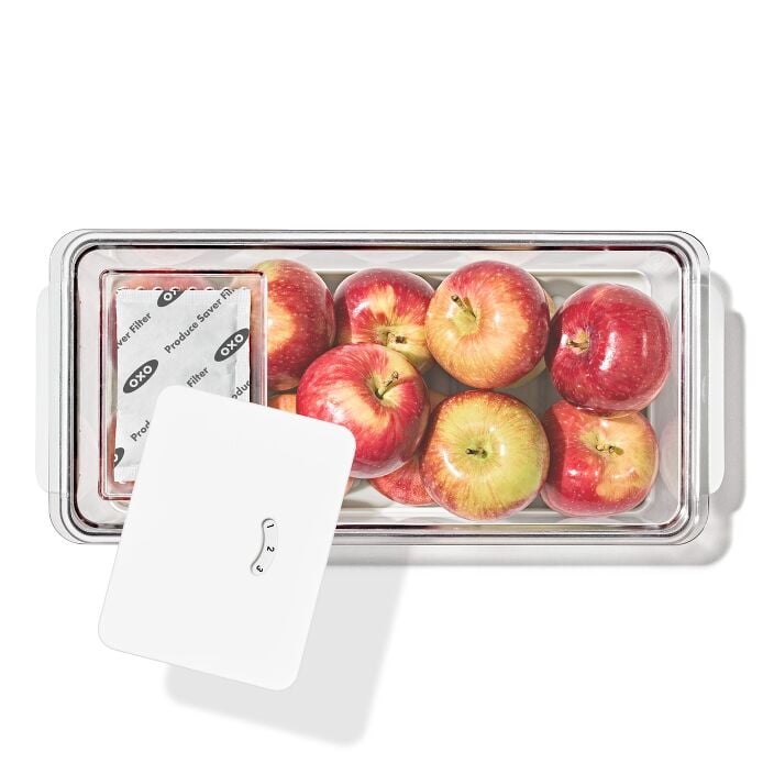 Produce Saver Bin with Filter - US 5476