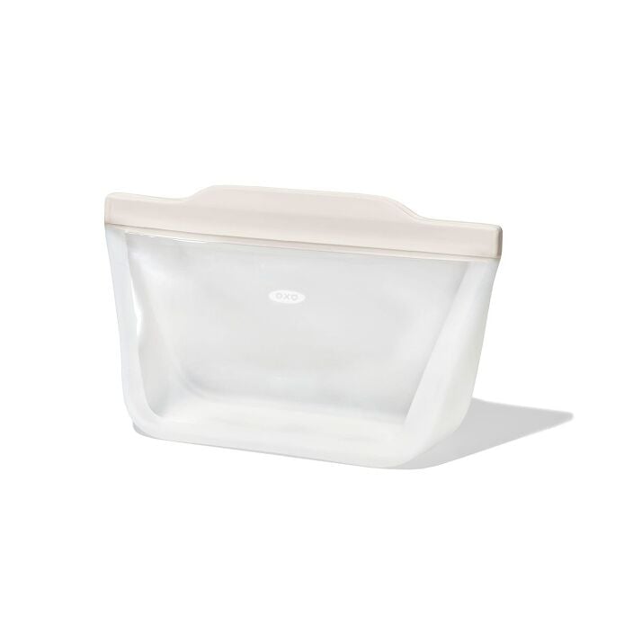 Silicone Reusable Bag - Stand-Up Quart (32 oz) - Oat - US 2413