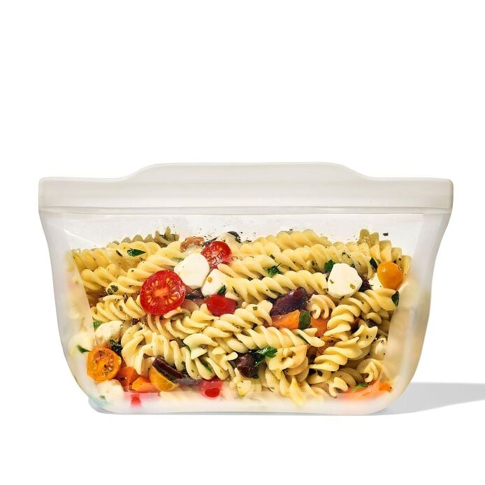 Silicone Reusable Bag - Stand-Up Quart (32 oz) - Oat - US 2413