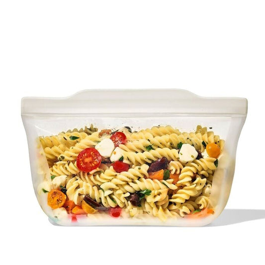 Silicone Reusable Bag - Stand-Up Quart (32 oz) - Oat - US 2413