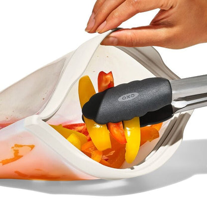 Silicone Reusable Bag - Half Gallon Bag (64 oz) - Oat - US 2150