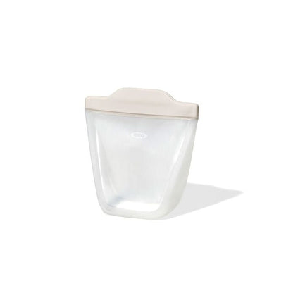Silicone Reusable Bag - Stand-Up Cup (8 oz) - Oat - US 5207