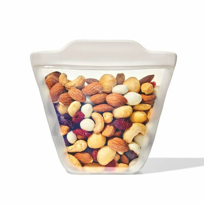 Silicone Reusable Bag - Stand-Up Cup (8 oz) - Oat - US 5207