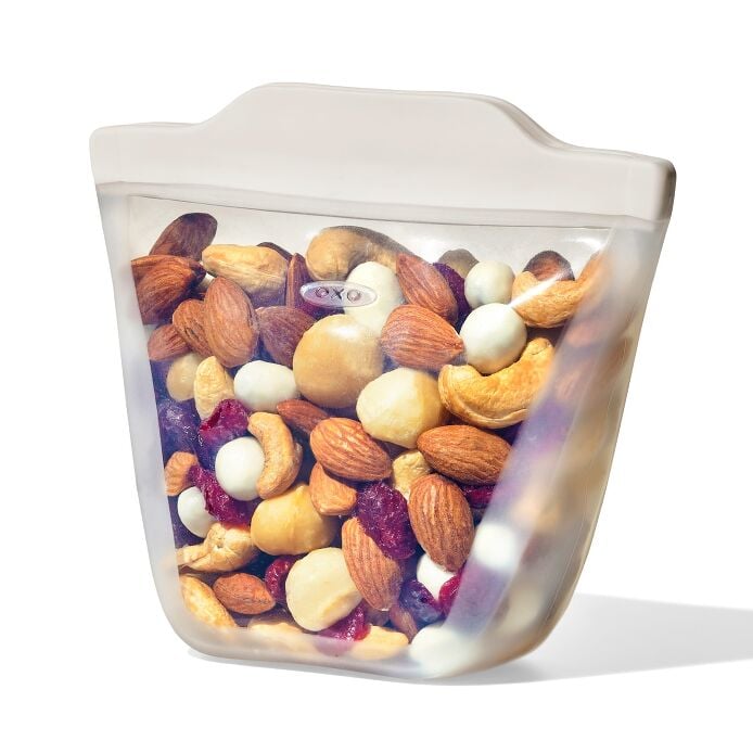 Silicone Reusable Bag - Stand-Up Cup (8 oz) - Oat - US 5207