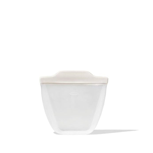 Silicone Reusable Bag - Stand-Up Cup (8 oz) - Oat - US 5207