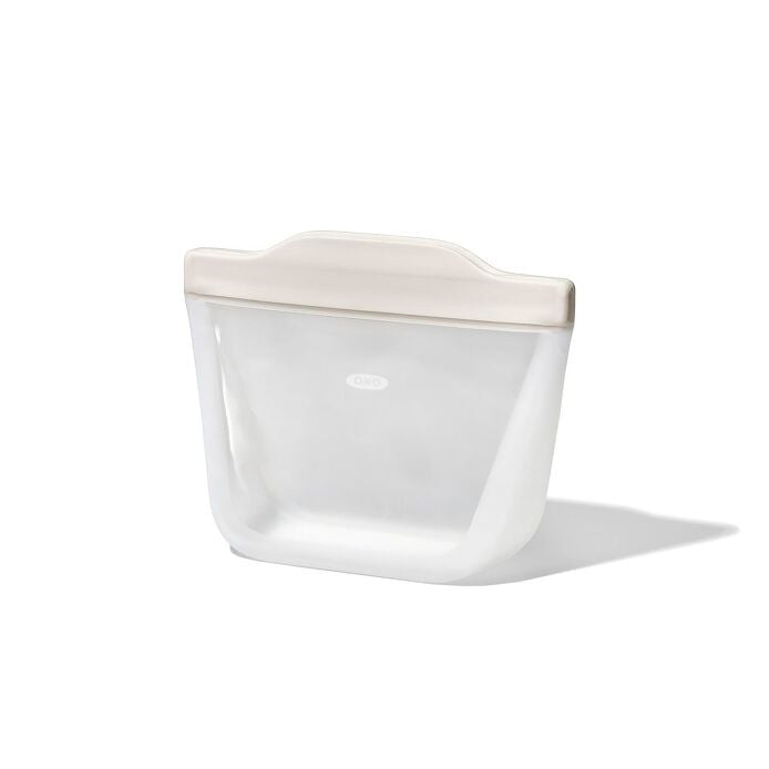 Silicone Reusable Bag - Stand-Up Snack (12 oz) – Oat - US 7766