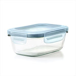 Smart Seal 1.6-Cup Glass Rectangle Container - Arctic Blue - US 4324