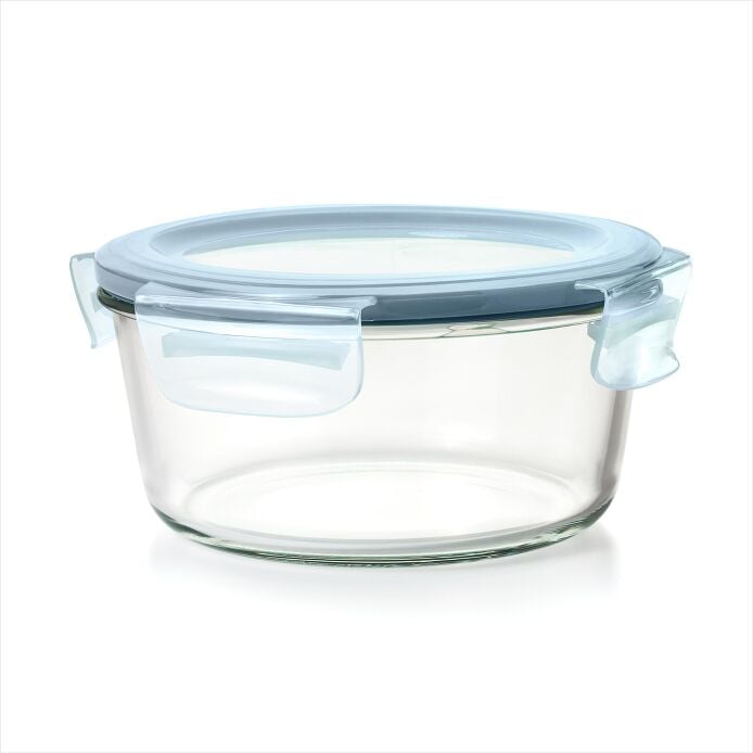 Smart Seal 7-Cup Glass Round Container - Arctic Blue - US 2731