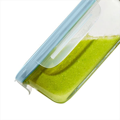 Smart Seal 1.6-Cup Glass Rectangle Container - Arctic Blue - US 4324