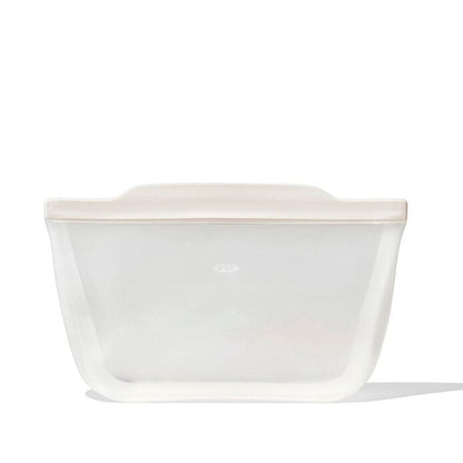 Silicone Reusable Bag - Stand-Up Half Gallon (64 oz) - Oat - US 2296