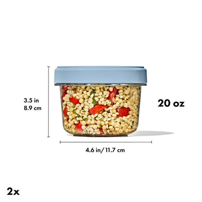 Twist & Stack Container (20 oz) – 2-Pack - US 3797