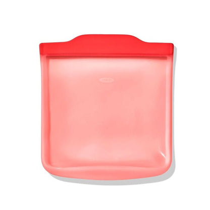 Silicone Reusable Bag - Sandwich Bag (28 oz) - Watermelon - US 8672