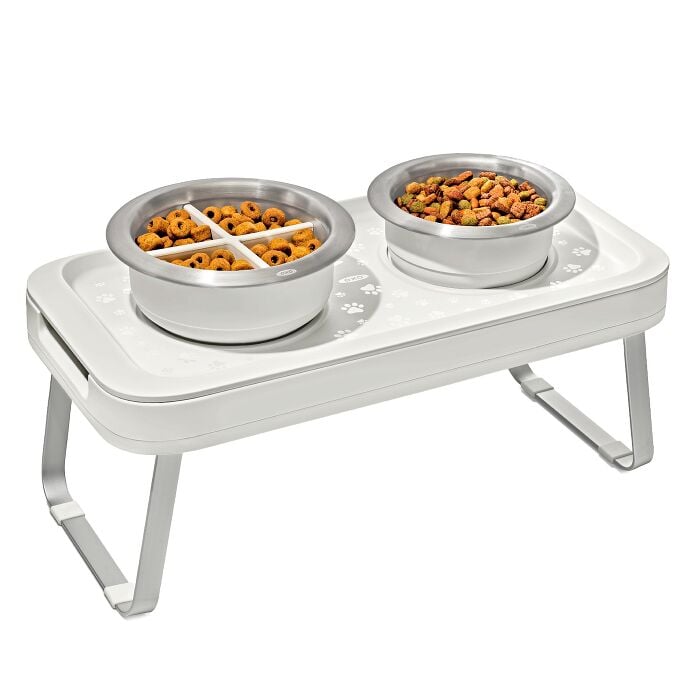 OXO Pet Adjustable Elevated Feeder - US 2670