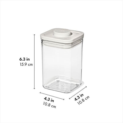 OXO Pet POP Container — Small Square Short — 1.1 Qt/1 L - US 9104