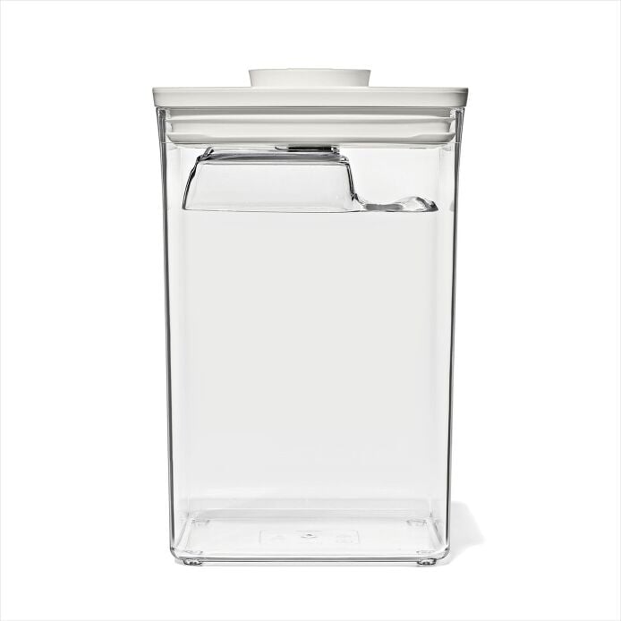 OXO Pet POP Container with Scoop — Big Square Medium — 4.4 Qt/4.2 L - US 3903