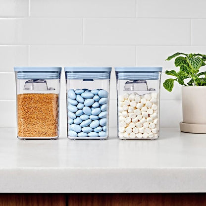 3-Piece POP Container Set with Mini Scoops - Sky Blue - US 5208