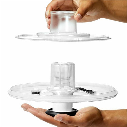 Steel Salad Spinner - US 7493
