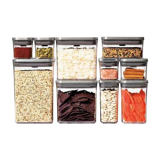 Steel 12-Piece POP Container Set - US 0104
