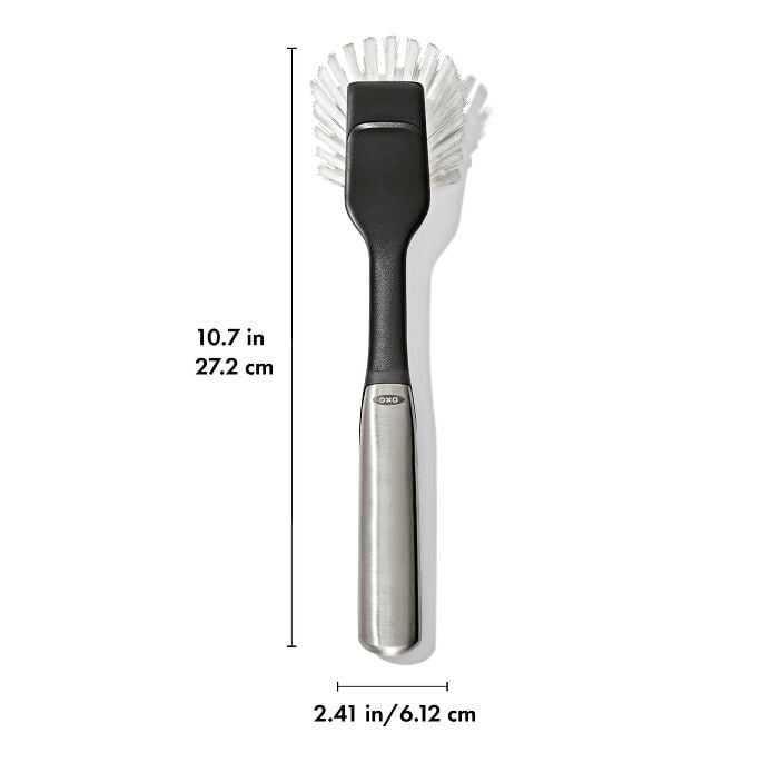 Steel Dish Brush with Replaceable Head - US 6943