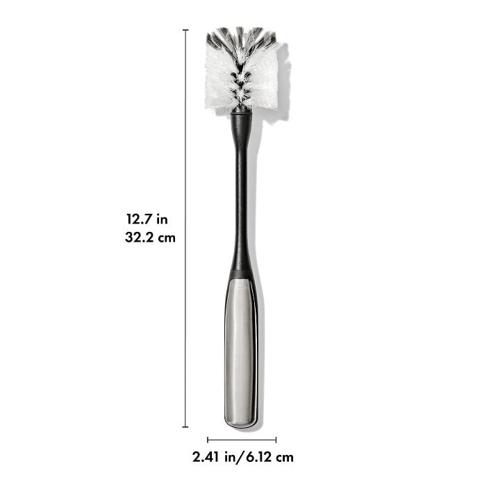 Steel Bottle Brush with Replaceable Head - US 3948