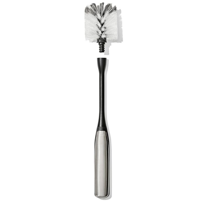 Steel Bottle Brush with Replaceable Head - US 3948